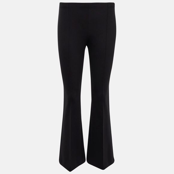 THE ROW Becca High-rise Black Nylon-blend Pants Size XS - Picture 4 of 9